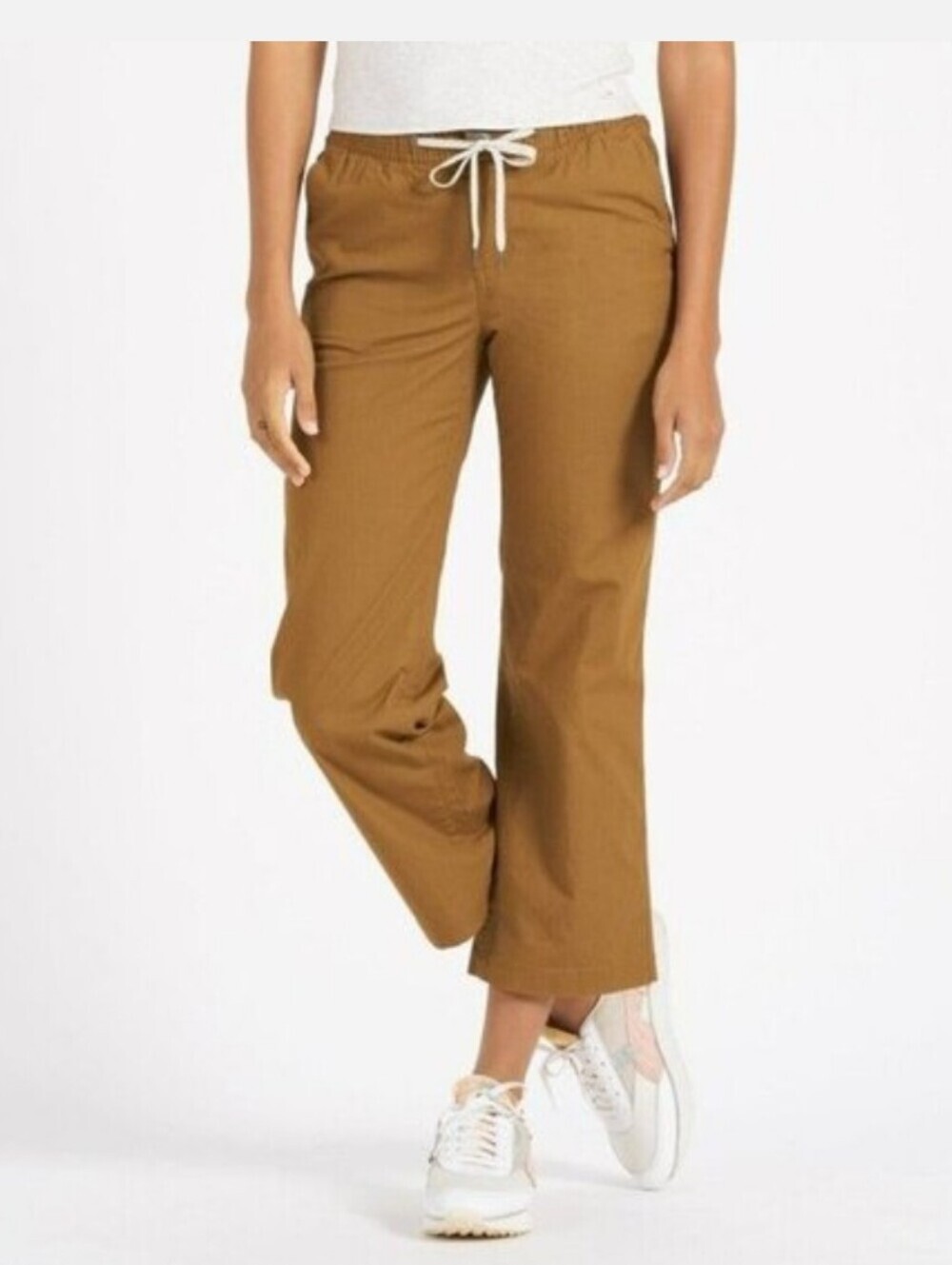 Vuori Women's Ripstop Wide Leg Pants Khaki